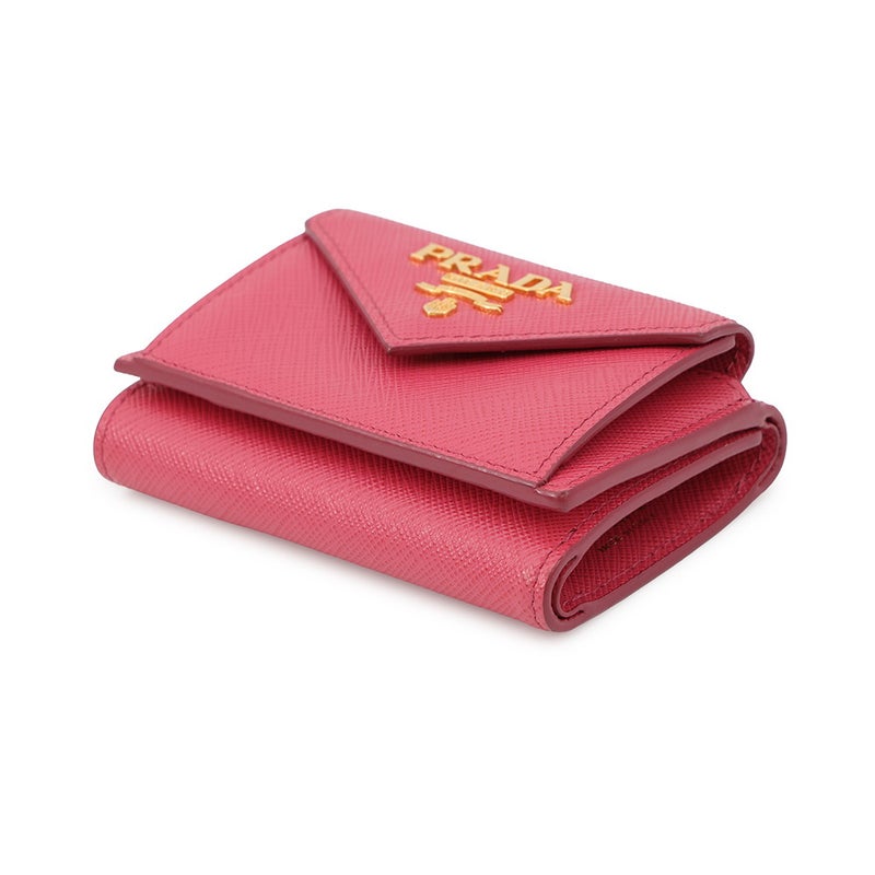 プラダ 三つ折り財布 サフィアーノ 1MH021 PRADA 財布 コンパクト財布