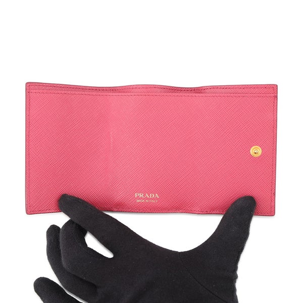 プラダ 三つ折り財布 サフィアーノ 1MH021 PRADA 財布 コンパクト財布
