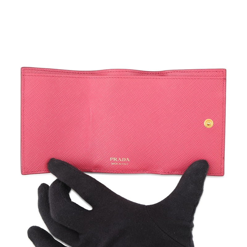 プラダ 三つ折り財布 サフィアーノ 1MH021 PRADA 財布 コンパクト財布