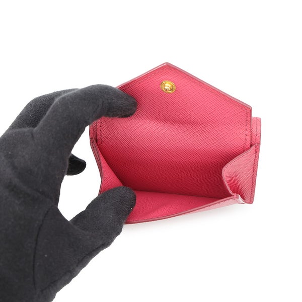 プラダ 三つ折り財布 サフィアーノ 1MH021 PRADA 財布 コンパクト財布