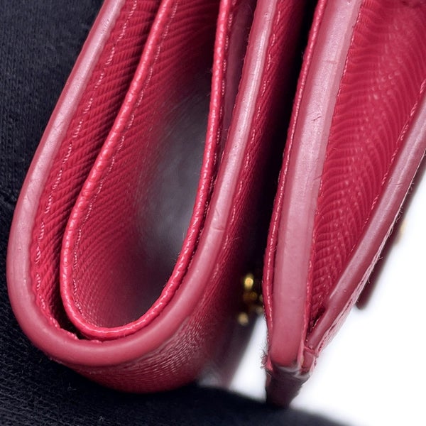 プラダ 三つ折り財布 サフィアーノ 1MH021 PRADA 財布 コンパクト財布