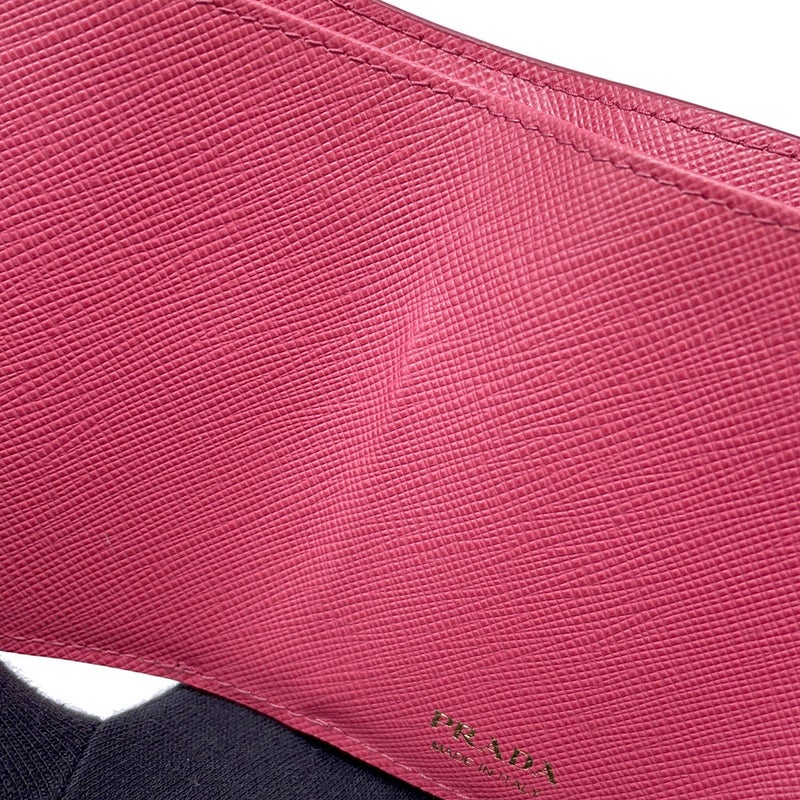 プラダ 三つ折り財布 サフィアーノ 1MH021 PRADA 財布 コンパクト財布