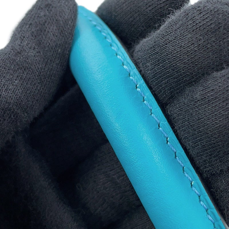 エルメス ハンドバッグ ボリード31 ターコイズ/シルバー金具 トリヨンクレマンス □R刻印 HERMES 2wayショルダーバッグ