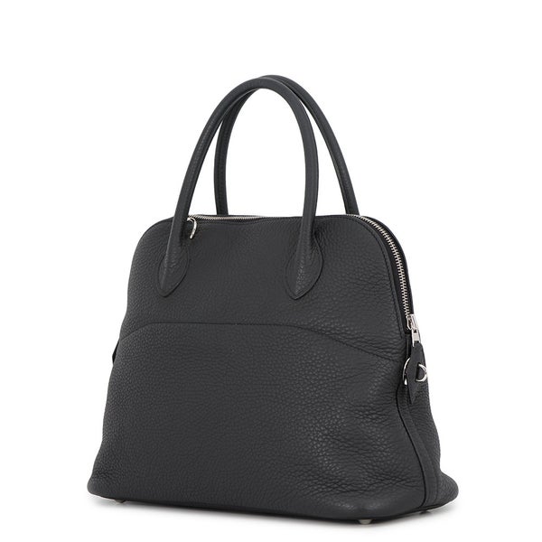 エルメス ハンドバッグ ボリード31 ブラック/シルバー金具 トリヨンクレマンス Z刻印 HERMES 2wayショルダーバッグ 黒