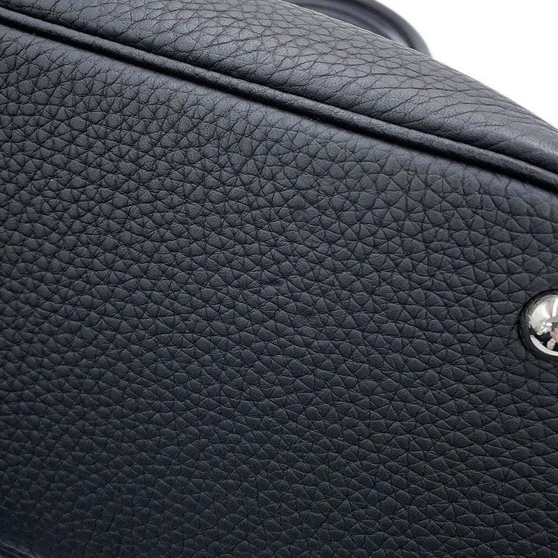 エルメス ハンドバッグ ボリード31 ブラック/シルバー金具 トリヨンクレマンス Z刻印 HERMES 2wayショルダーバッグ 黒