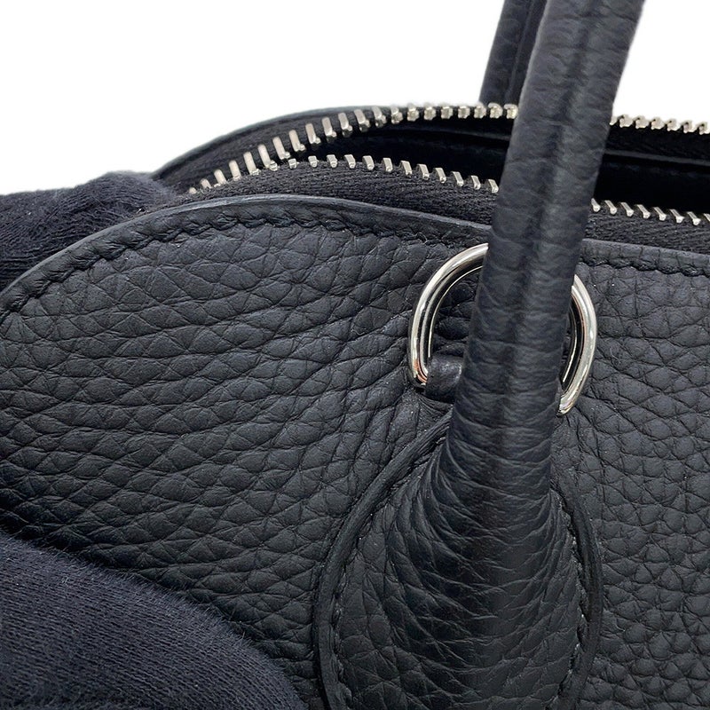 エルメス ハンドバッグ ボリード31 ブラック/シルバー金具 トリヨンクレマンス Z刻印 HERMES 2wayショルダーバッグ 黒