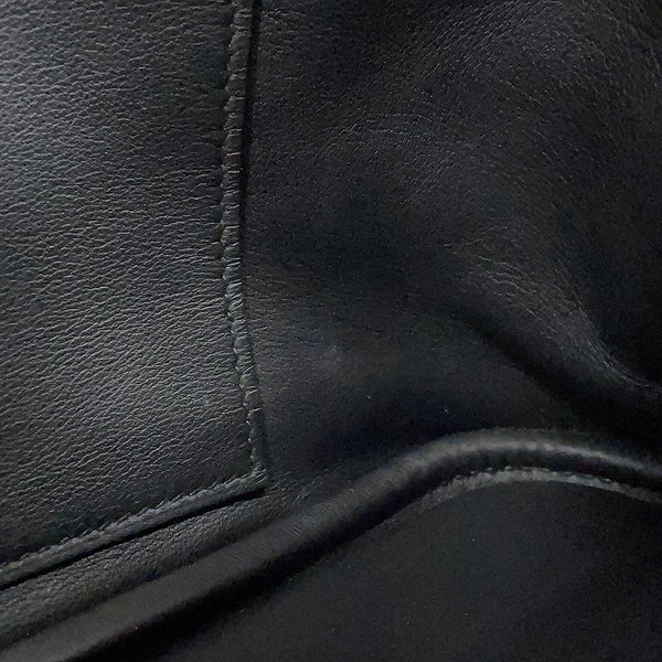 エルメス ハンドバッグ ボリード31 ブラック/シルバー金具 トリヨンクレマンス Z刻印 HERMES 2wayショルダーバッグ 黒
