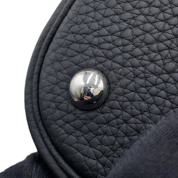 エルメス ハンドバッグ ボリード31 ブラック/シルバー金具 トリヨンクレマンス Z刻印 HERMES 2wayショルダーバッグ 黒