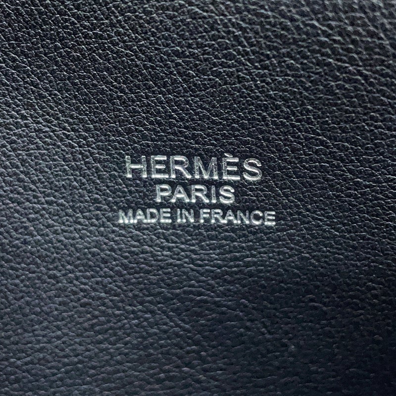 エルメス ハンドバッグ ボリード31 ブラック/シルバー金具 トリヨンクレマンス Z刻印 HERMES 2wayショルダーバッグ 黒