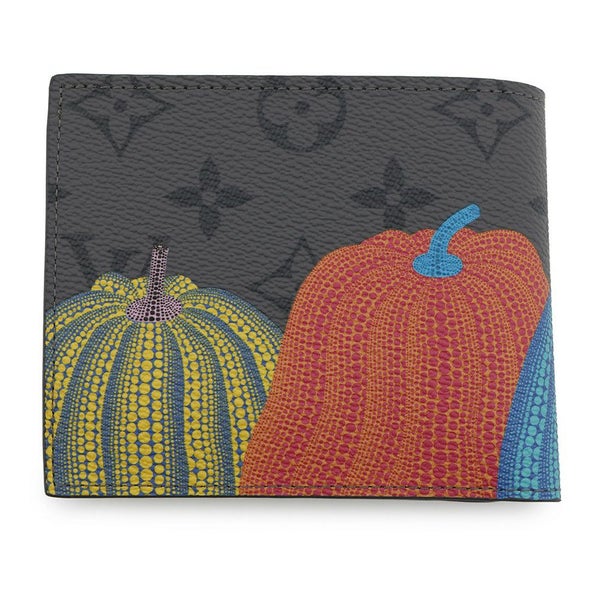 ルイヴィトン 二つ折り財布 モノグラム・エクリプス リバース LV×YK ポルトフォイユ・マルコ M82101 草間彌生