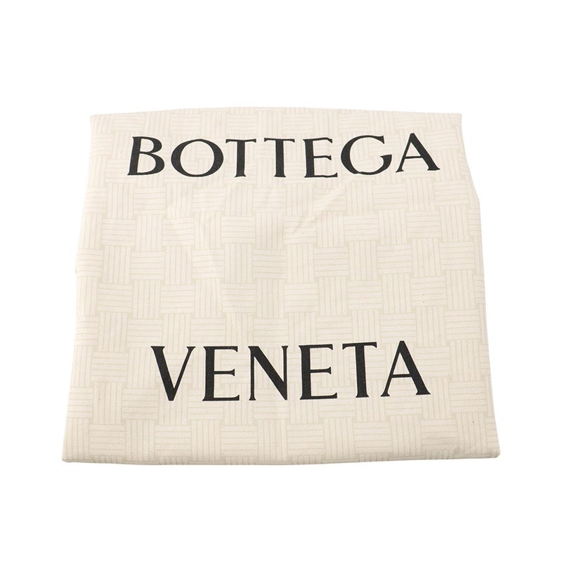 ボッテガヴェネタ チェーンショルダーバッグ イントレチャート パラシュートバッグ ラムスキン 817175 BOTTEGA VENETA 白