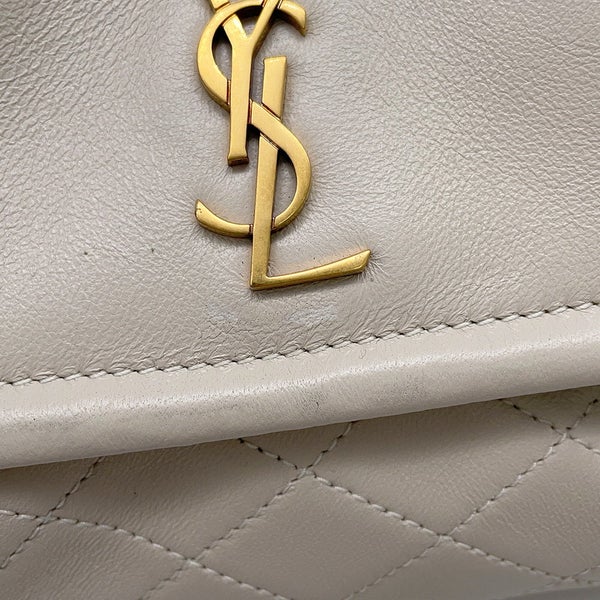 サンローランパリ チェーンショルダーバッグ ノリータ ミニ 672738 SAINT LAURENT PARIS バッグ 白