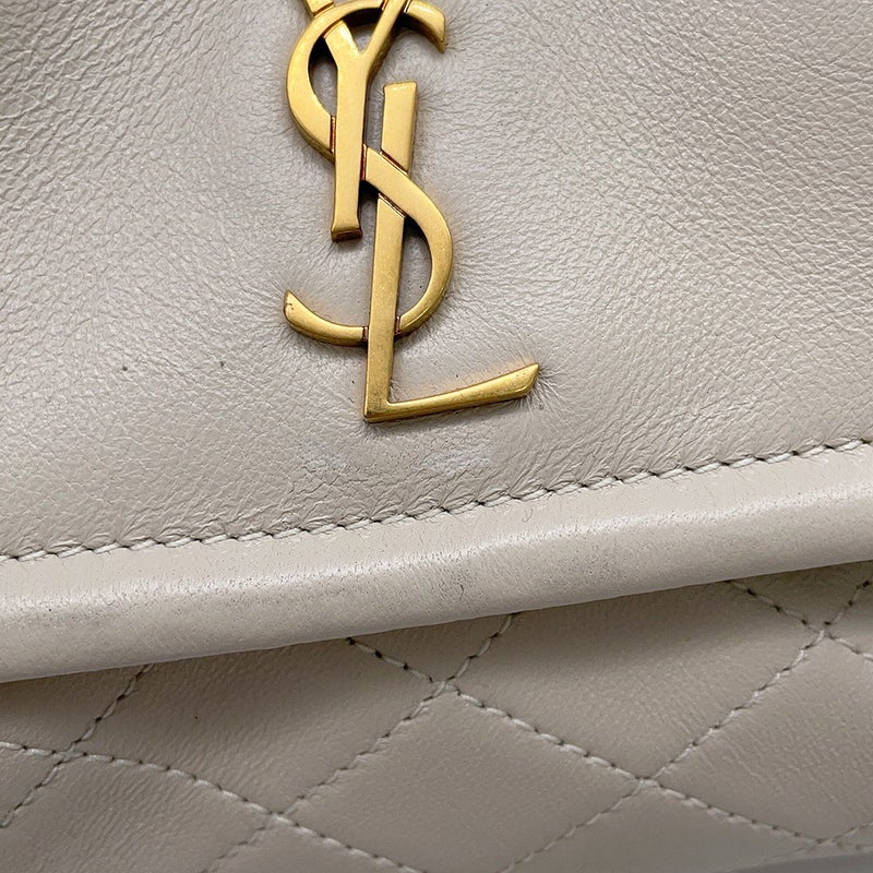 サンローランパリ チェーンショルダーバッグ ノリータ ミニ 672738 SAINT LAURENT PARIS バッグ 白