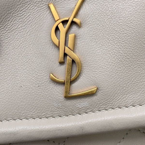 サンローランパリ チェーンショルダーバッグ ノリータ ミニ 672738 SAINT LAURENT PARIS バッグ 白