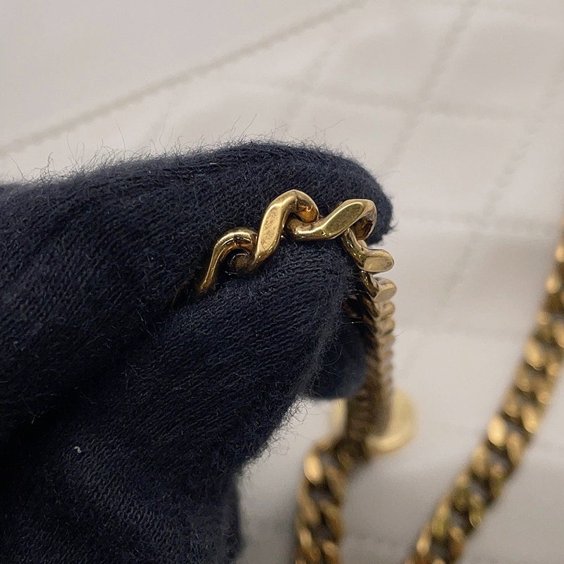 サンローランパリ チェーンショルダーバッグ ノリータ ミニ 672738 SAINT LAURENT PARIS バッグ 白