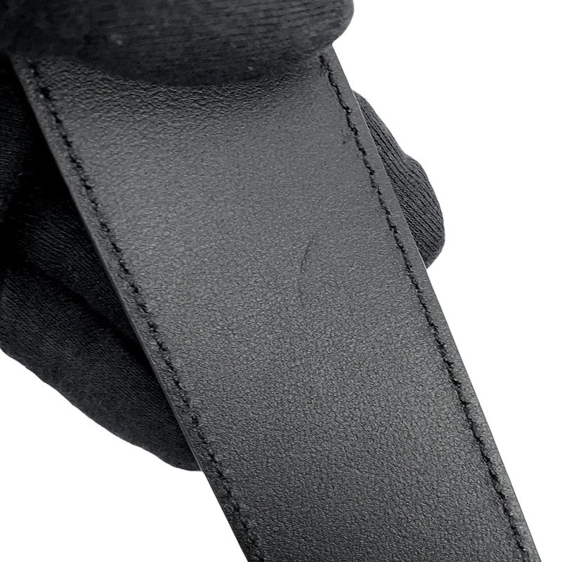 グッチ ベルト ダブルG ワイドベルト レザー サイズ95 GUCCI 黒