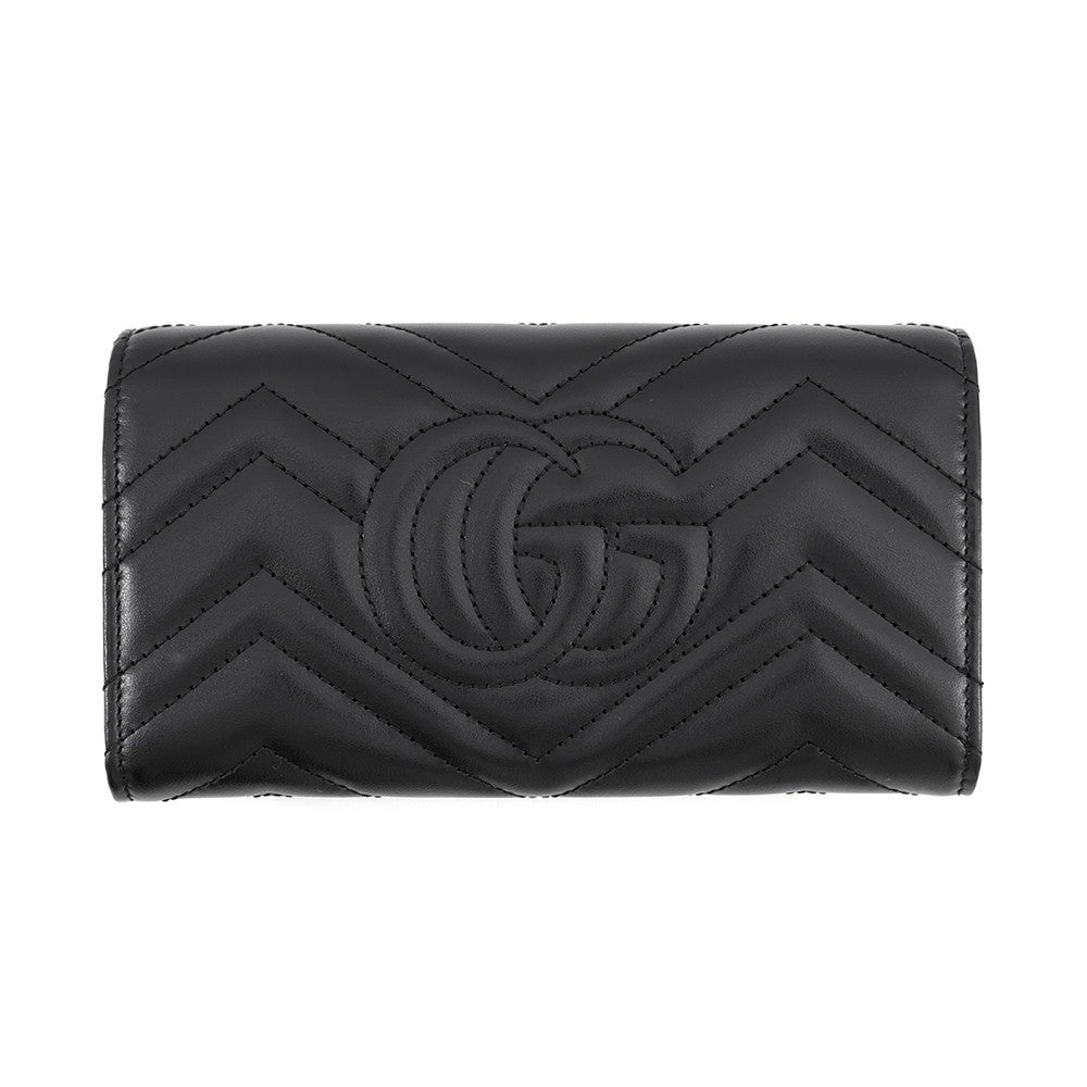 グッチ 長財布 GGマーモント ダブルG コンチネンタルウォレット レザー