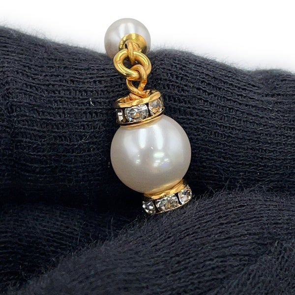 シャネル ネックレス ココマーク ハート フェイクパール ラインストーン B23K CHANEL アクセサリー