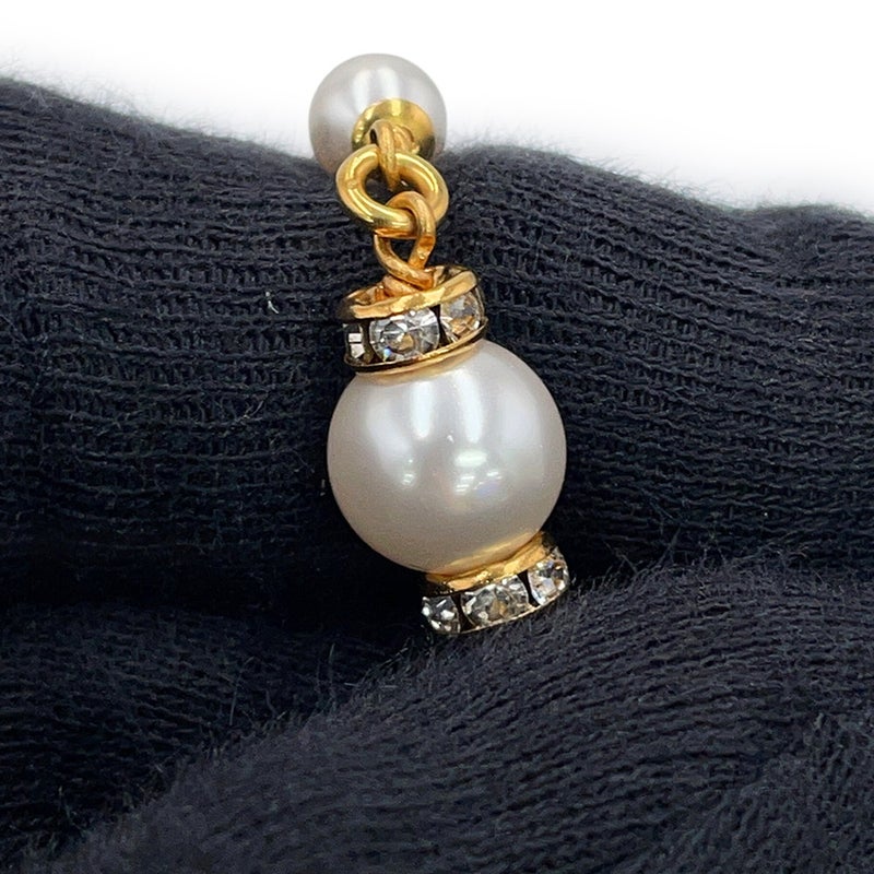 シャネル ネックレス ココマーク ハート フェイクパール ラインストーン B23K CHANEL アクセサリー