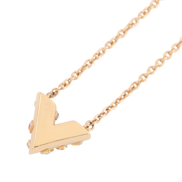 ルイヴィトン ネックレス コリエ・エセンシャルV プラネット メタル ラインストーン M68920 LOUIS VUITTON アクセサリー