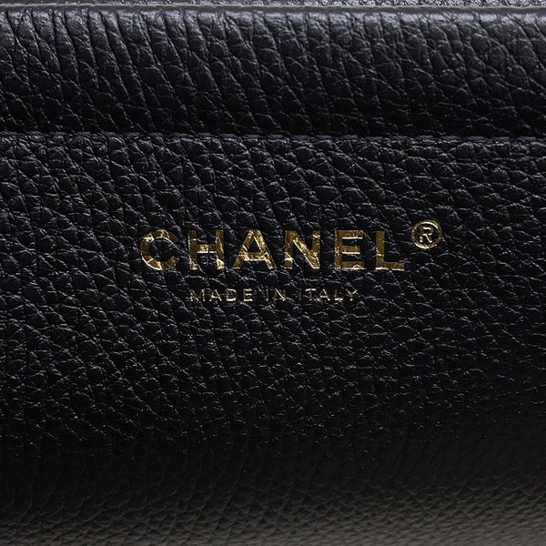 シャネル ショルダーバッグ ココマーク ショッピングバッグ スモール カーフスキン ツイード AS6288 CHANEL 黒