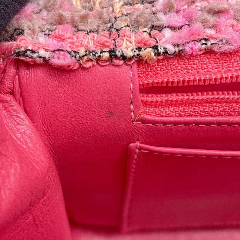 シャネル ハンドバッグ ココマーク マトラッセ 親子バッグ ツイード CHANEL