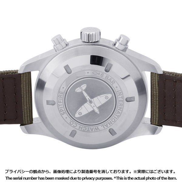 IWC パイロット・ウォッチ・クロノグラフ ・スピットファイア IW387901 腕時計 黒文字盤