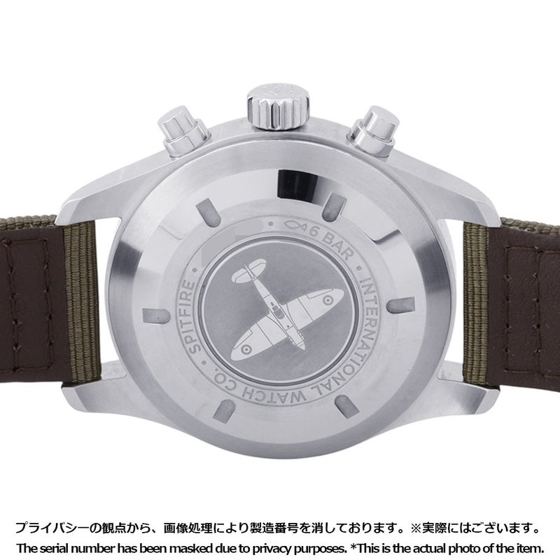 IWC パイロット・ウォッチ・クロノグラフ ・スピットファイア IW387901 腕時計 黒文字盤