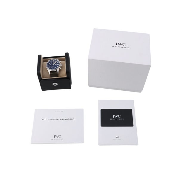 IWC パイロット・ウォッチ・クロノグラフ ・スピットファイア IW387901 腕時計 黒文字盤