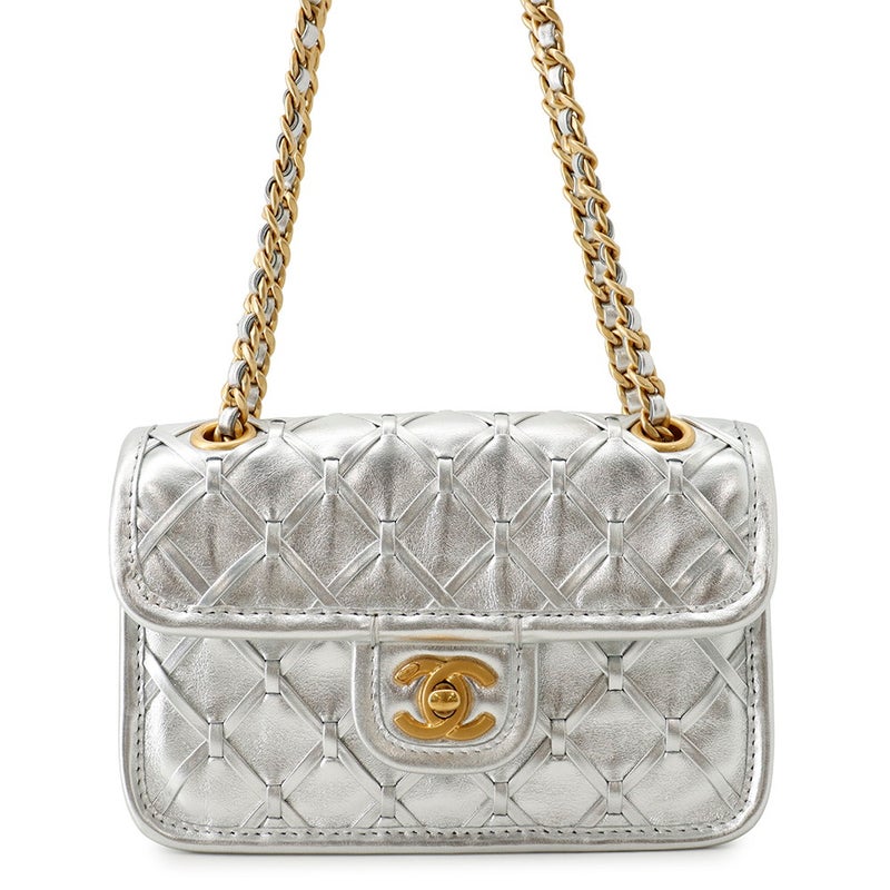 シャネル チェーンショルダーバッグ ミニ フラップ ココマーク カーフスキン AS4797 CHANEL バッグ