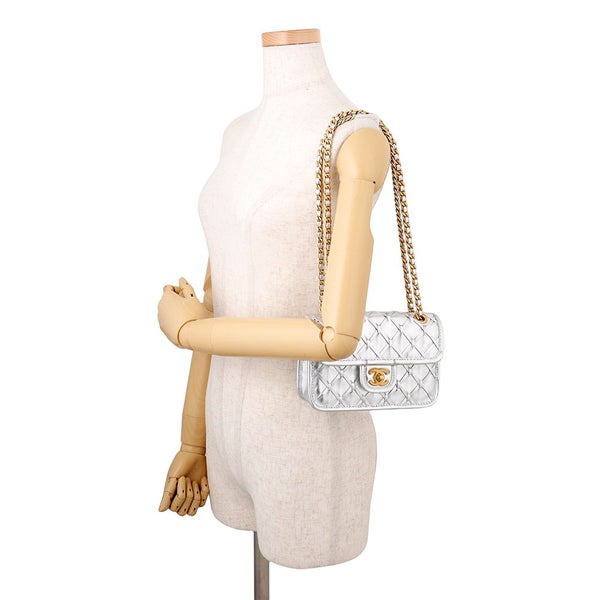 シャネル チェーンショルダーバッグ ミニ フラップ ココマーク カーフスキン AS4797 CHANEL バッグ