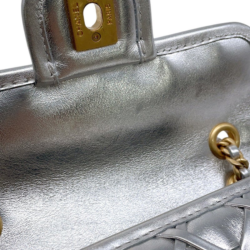 シャネル チェーンショルダーバッグ ミニ フラップ ココマーク カーフスキン AS4797 CHANEL バッグ