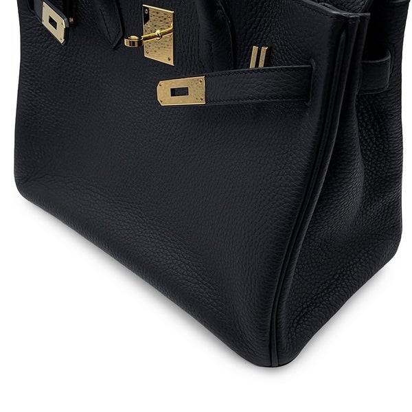 エルメス バーキン30 ブラック/ゴールド金具 トリヨンクレマンス A刻印 HERMES Birkin ハンドバッグ 黒