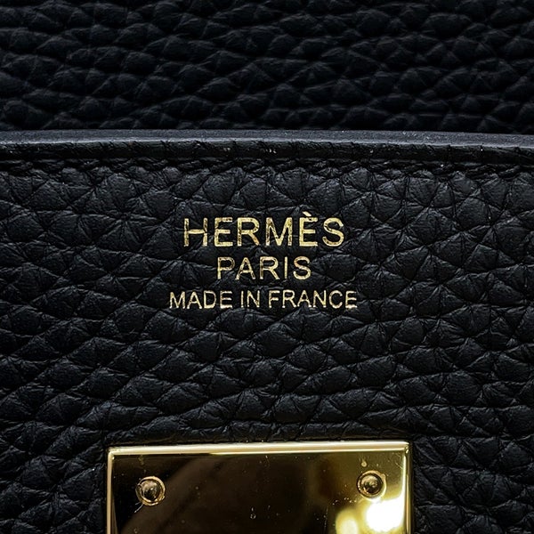 エルメス バーキン30 ブラック/ゴールド金具 トリヨンクレマンス A刻印 HERMES Birkin ハンドバッグ 黒