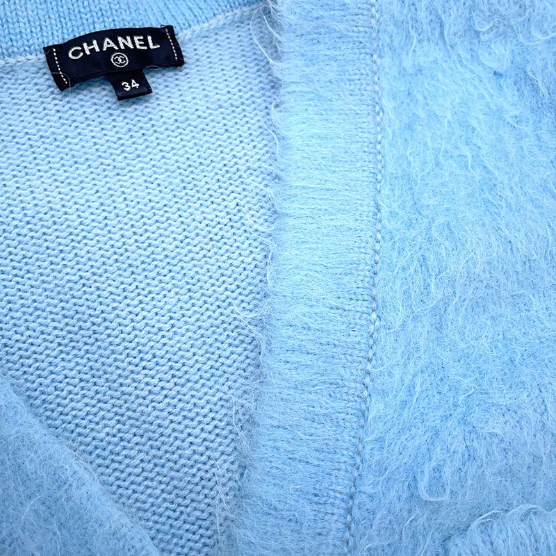 シャネル カーディガン スノーフレークボタン カシミヤ レディースサイズ34 CHANEL ニット
