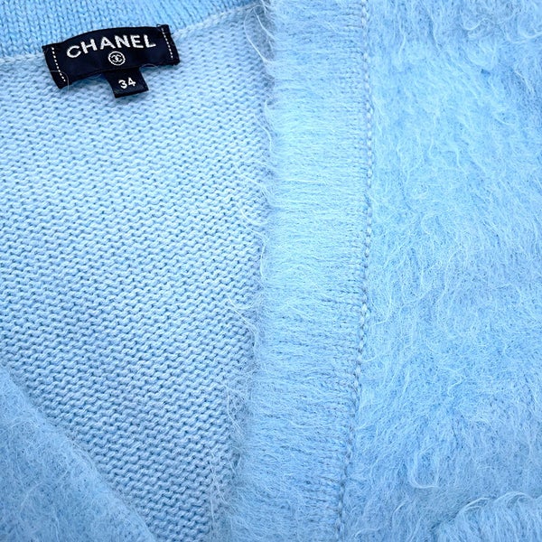 シャネル カーディガン スノーフレークボタン カシミヤ レディースサイズ34 CHANEL ニット