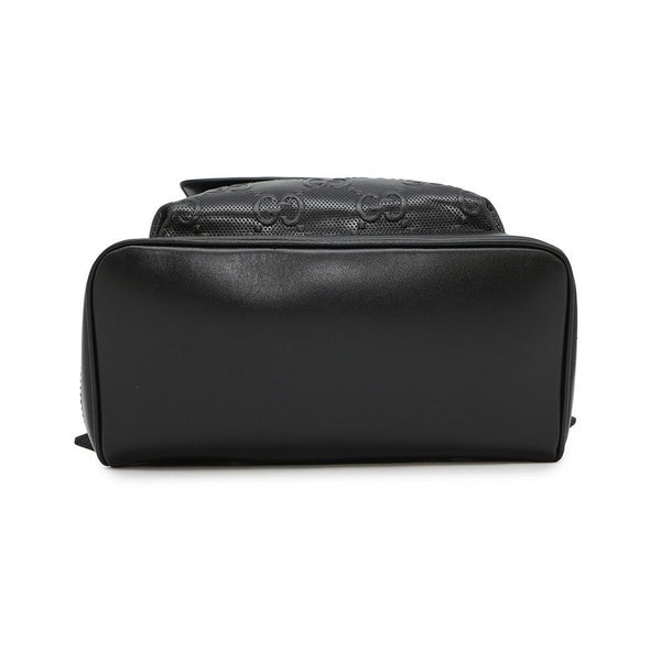 グッチ リュック GGエンボス バックパック レザー 658579 GUCCI リュックサック 黒
