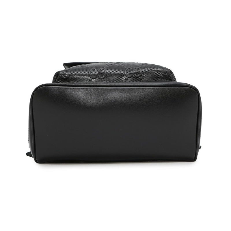 グッチ リュック GGエンボス バックパック レザー 658579 GUCCI リュックサック 黒