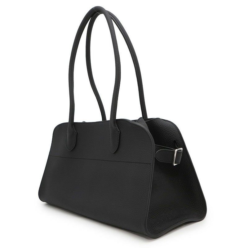 ザ ロウ トートバッグ マルゴー12 レザー W1712 L133 THE ROW ショルダーバッグ 黒
