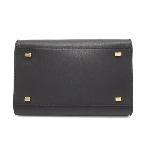 ザ ロウ ハンドバッグ マルゴー10 レザー W1190 L72 THE ROW 2wayショルダーバッグ 黒