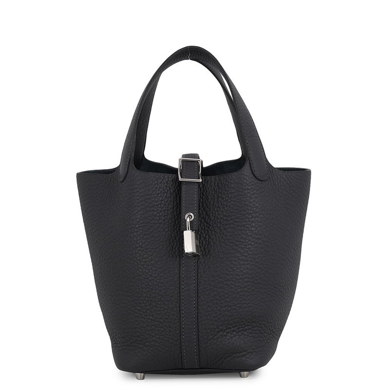 エルメス ハンドバッグ ピコタンロックPM キャバン/シルバー金具 トリヨンクレマンス G刻印 HERMES