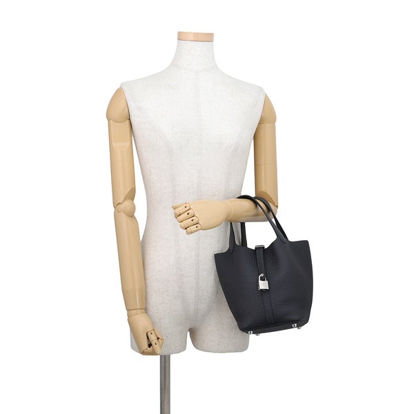 エルメス ハンドバッグ ピコタンロックPM キャバン/シルバー金具 トリヨンクレマンス G刻印 HERMES
