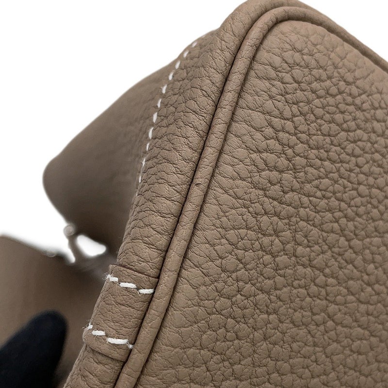 エルメス トートバッグ ガーデンパーティTPM エトゥープ/シルバー金具 ネゴンダ G刻印 HERMES Garden Party