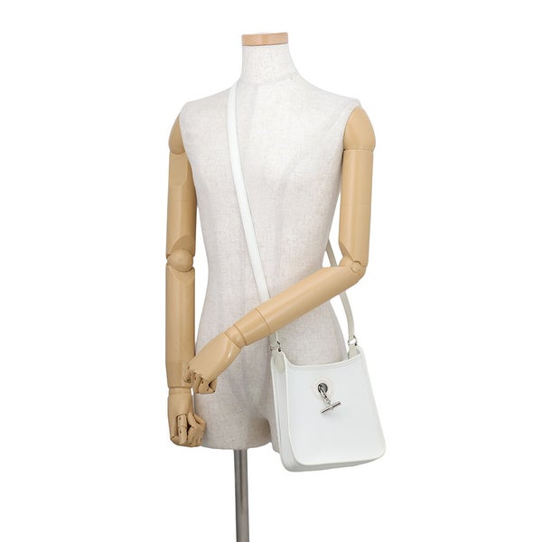エルメス ショルダーバッグ ヴェスパTPM ホワイト/シルバー金具 エプソン □H刻印 HERMES 白