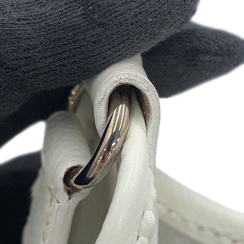 エルメス ショルダーバッグ ヴェスパTPM ホワイト/シルバー金具 エプソン □H刻印 HERMES 白