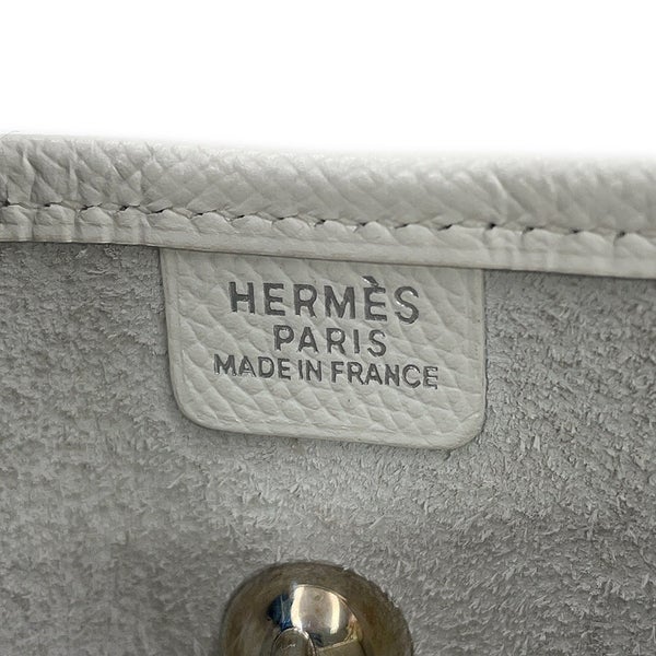 エルメス ショルダーバッグ ヴェスパTPM ホワイト/シルバー金具 エプソン □H刻印 HERMES 白