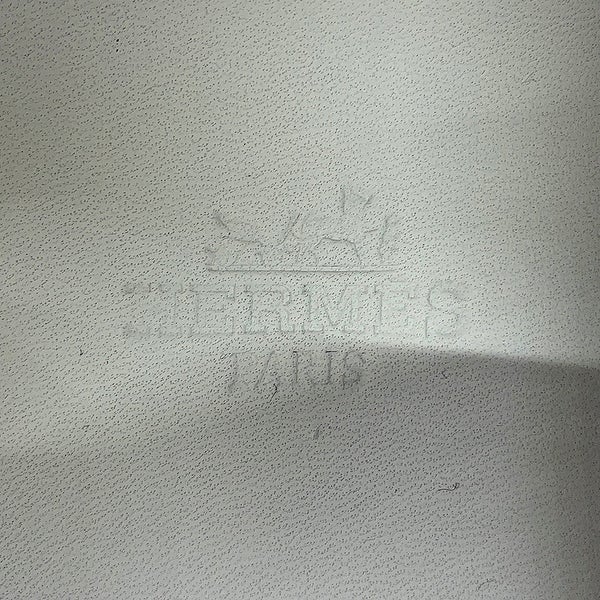 エルメス スニーカー ディープ ファブリック ラバー レディースサイズ38.5 HERMES 靴 白