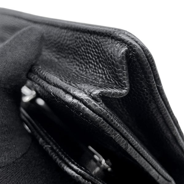 シャネル チェーンウォレット マトラッセ ココマーク キャビアスキン AP4241 CHANEL 財布 黒