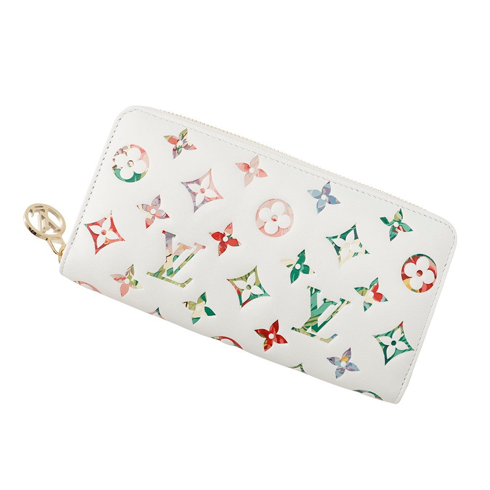 ルイヴィトン 長財布 モノグラム・ラムレザー/LVガーデン ジッピー