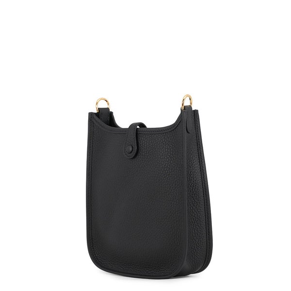 エルメス ショルダーバッグ エブリンTPM 111cm アマゾン ブラック/ゴールド金具 トリヨンクレマンス G刻印 HERMES 黒